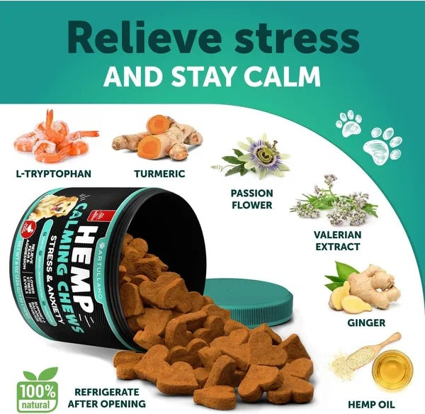 Hemp Calming Chews For Dogs
